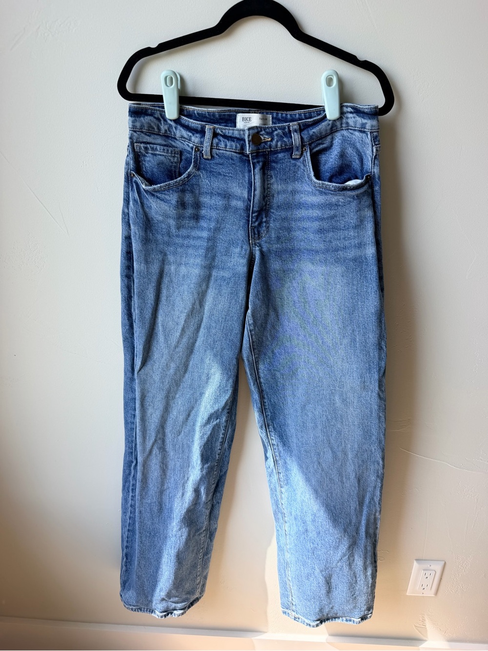 BKE Light Blue Flare Wide-Leg Jeans